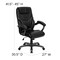 Emma and Oliver High Back LeatherSoft Executive Swivel Ergonomic Office Chair with Arms